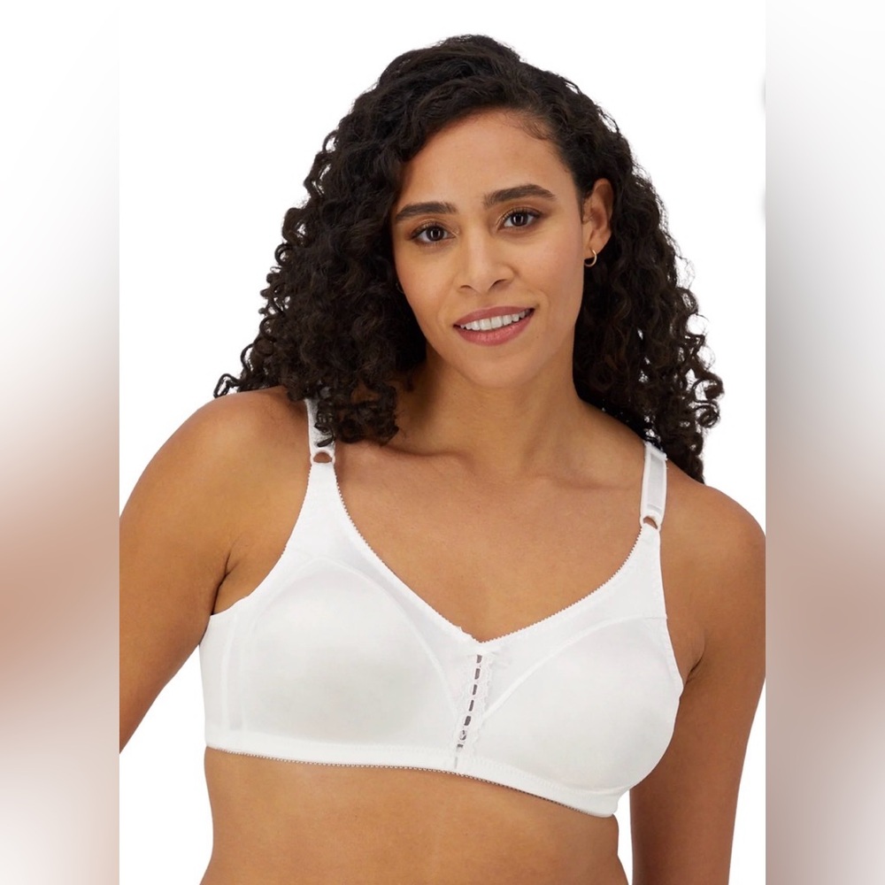 Bali Classic Support Bra 38DD NWT White Underwire Full Coverage